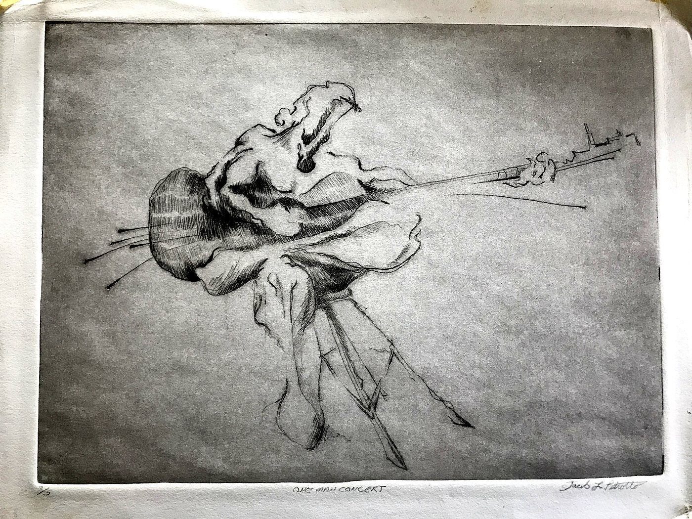 One Man Concert — artwork by Jack Petrotto