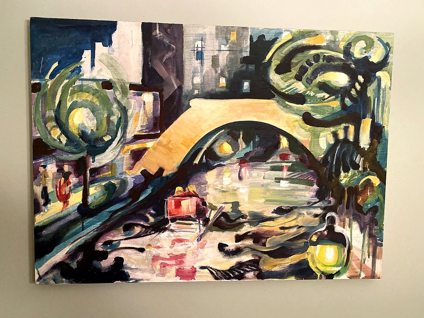 San Antonio River — artwork by Jack Petrotto